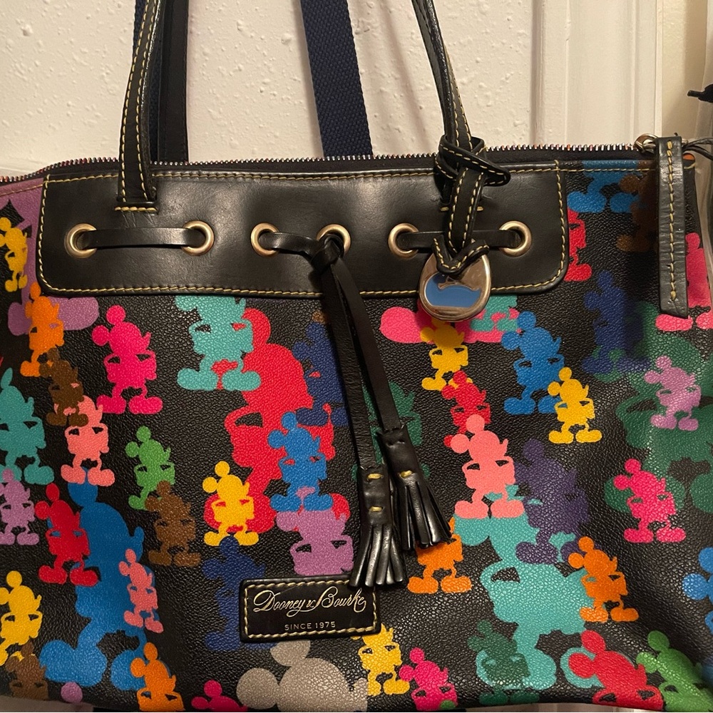 Donkey and Burke Disney large tote bag